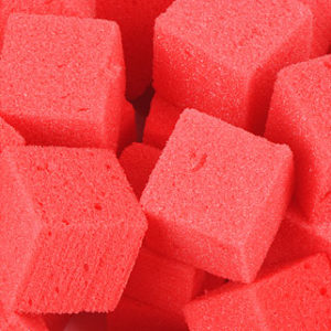 mini cube mousse rouge