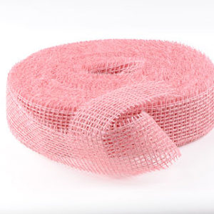 ruban de jute rose