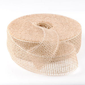 ruban de jute naturel