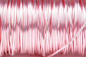 fil laiton 0.50mm rose pale