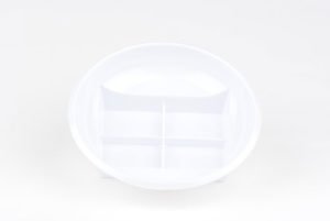 Coupelle Plastique base rectangulaire