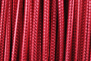 fil alu strié 2mm rouge