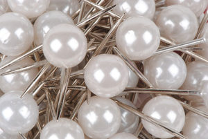 epingle 15 mm blanc