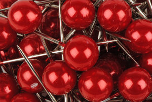 épingle 15 mm rouge