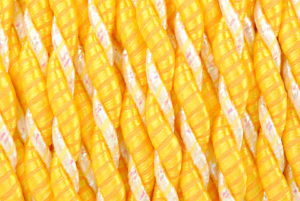 cordelette bicolore jaune