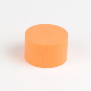 cylindre coloré 8 cm orange