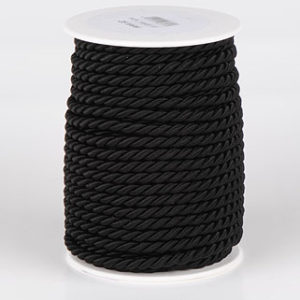 cordelette 6mm noir