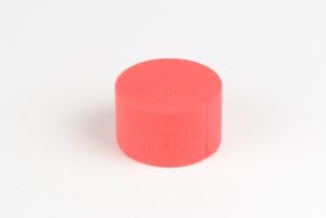 cylindre coloré 8 cm rouge