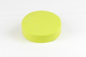 tarte en mousse colorée vert anis