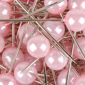 epingle perle 10mm rose pale