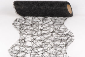 fibre ondulée noire