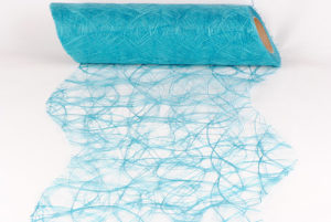 fibre sizoweb ondulé turquoise