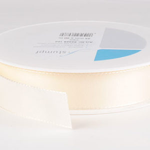 ruban tissu 25mm crème