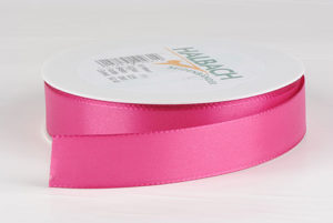 ruban en tissu 25mm fushia