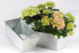 Jardinière en zinc 25cm