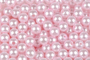 perle 8 mm rose pale