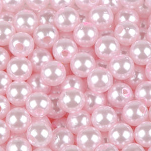 perle 8 mm rose pale