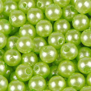 perle 8 mm vert pomme
