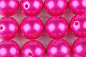 perle 20 mm fushia