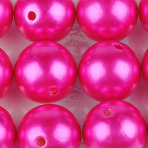 perle 20 mm fushia