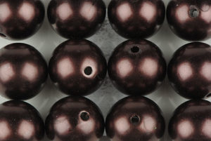 perle 20 mm chocolat