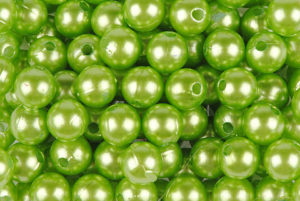 perle 10 mm vert pomme