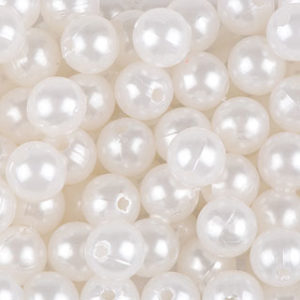 perle 10 mm blanc