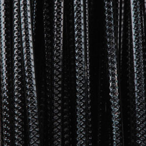 fil alu strié 2mm noir