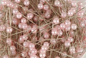 épingle 6mm rose pale