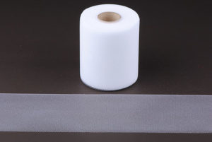 tulle uni 10 cm blanc