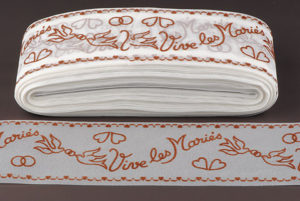 tulle bicolore chocolat