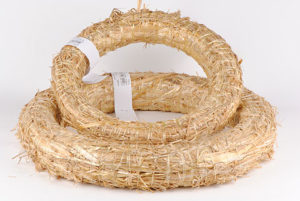 couronne de paille 30 cm