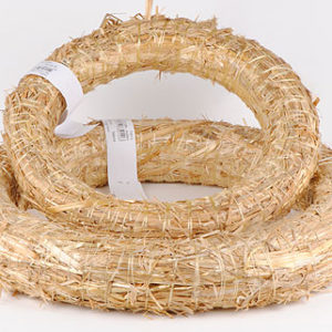 couronne de paille 30 cm