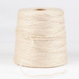 bobine jute blanc