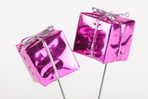 cadeau sur pic fushia