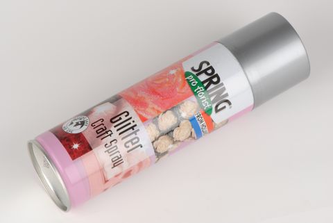 Spray bombe paillettes arg 100ml argent - DECORIS 