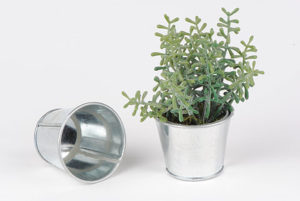 cache pot zinc 6.5cm