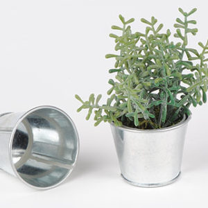 cache pot zinc 6.5cm