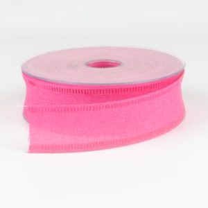 ruban toile 40 mm fushia