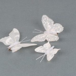 papillon blanc 2 tailles