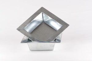 coupe carrée zinc 16 x 16